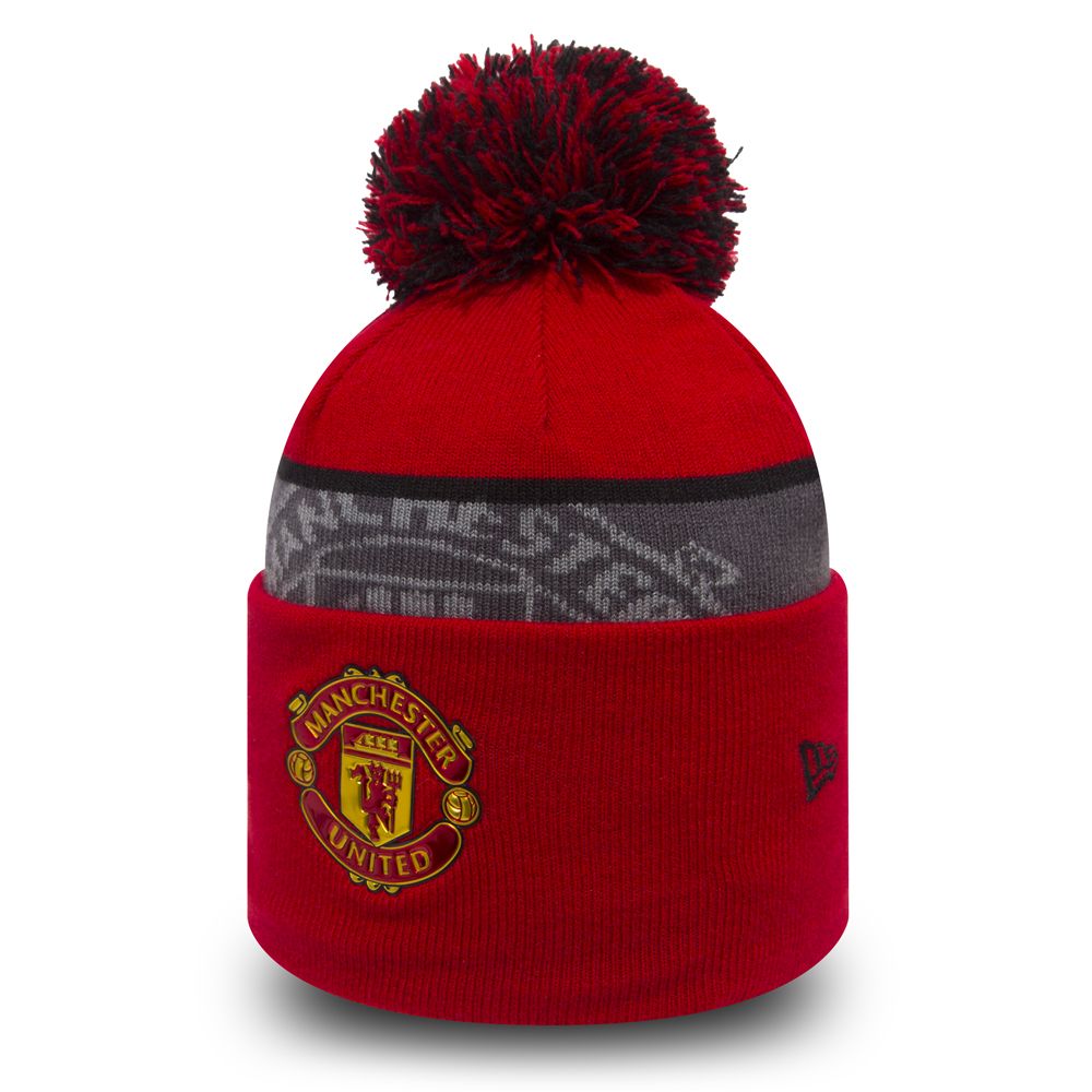 Manchester United Crown Crest Red Knit