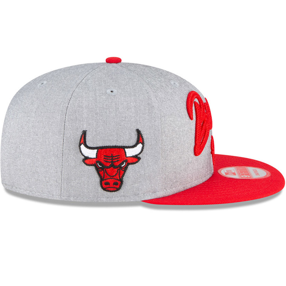 Chicago Bulls NBA Draft Grey 9FIFTY Cap