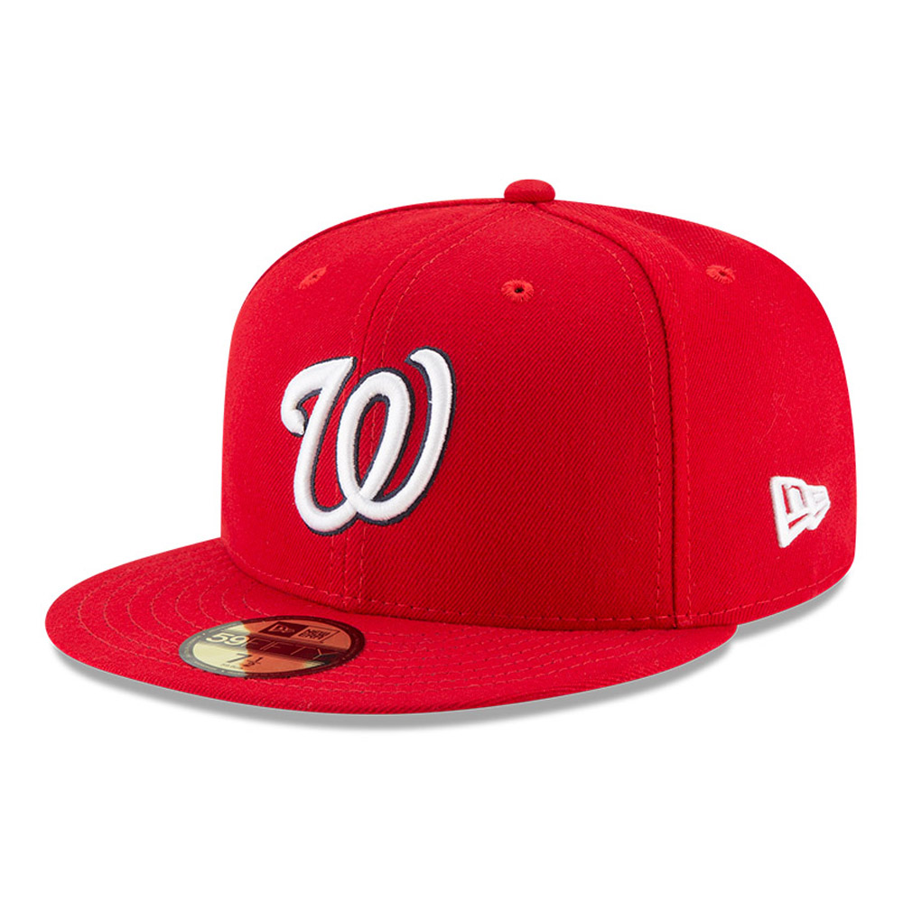 Washington Nationals Authentic On-Field Game Red 59FIFTY Cap