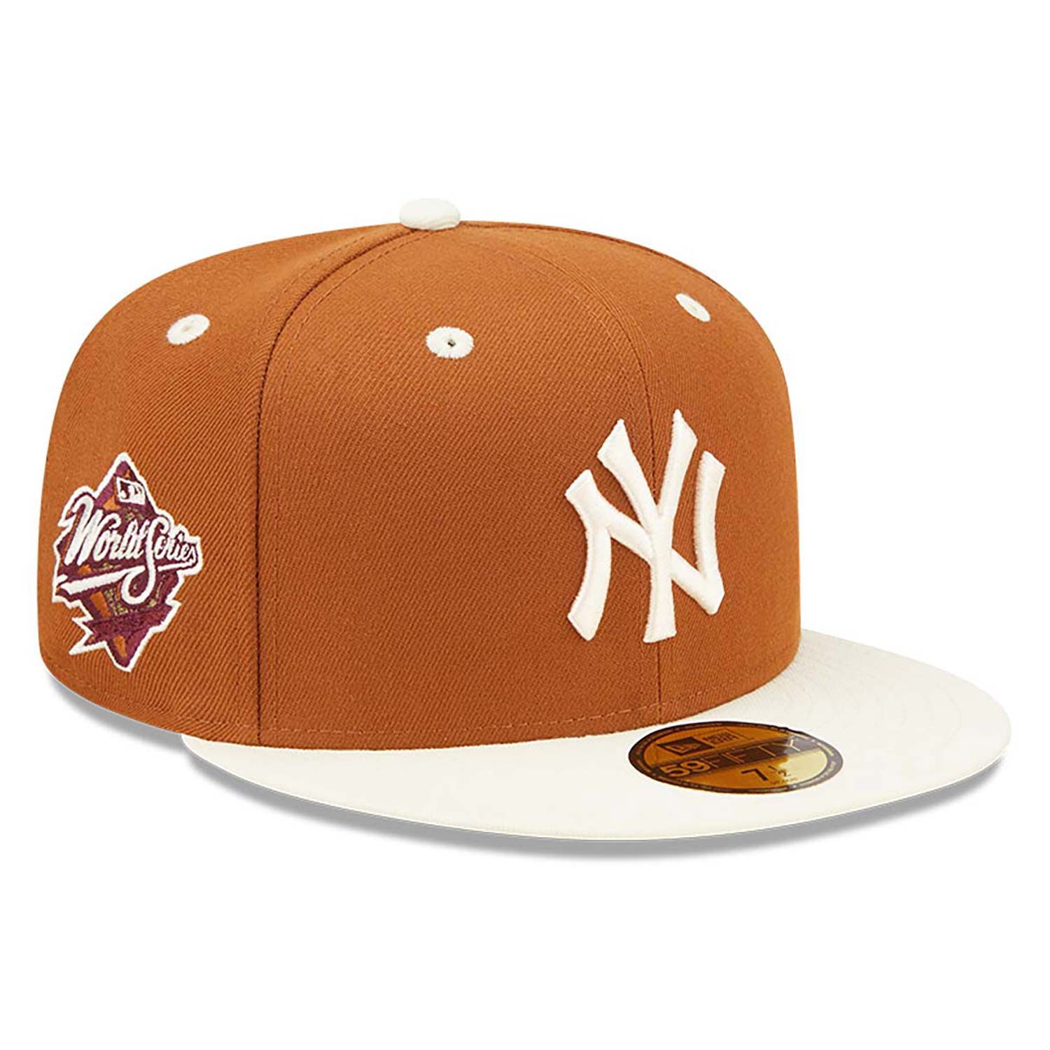 New York Yankees MLB World Series Trail Mix Brown 59FIFTY Fitted Cap