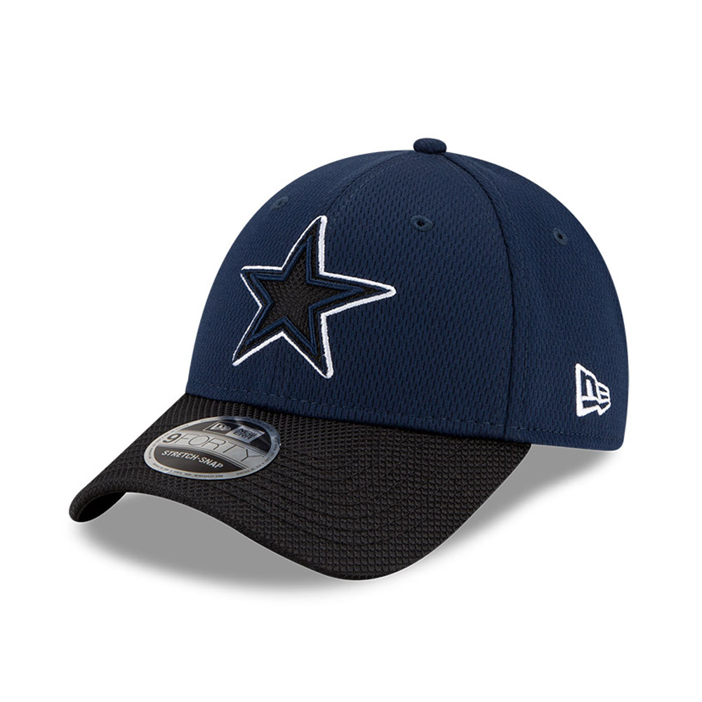 Dallas Cowboys NFL Sideline Road Blue 9FORTY Stretch Snap Cap