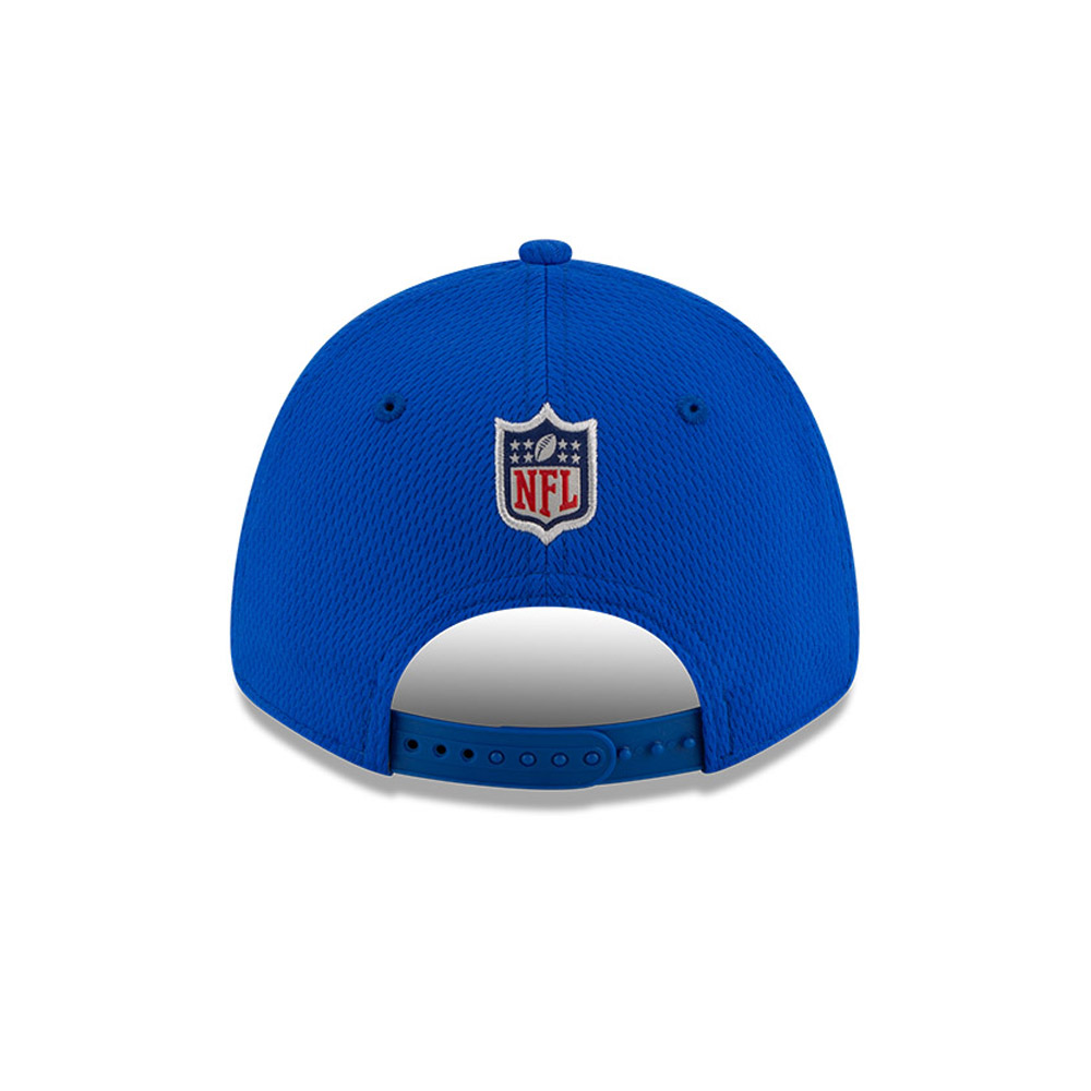LA Rams NFL Sideline Road Blue 9FORTY Stretch Snap Cap