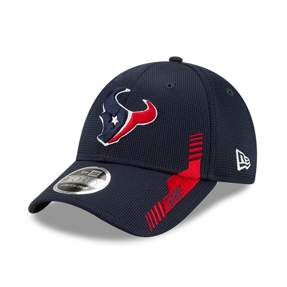 Houston Texans NFL Sideline Home Navy 9FORTY Stretch Snap Cap