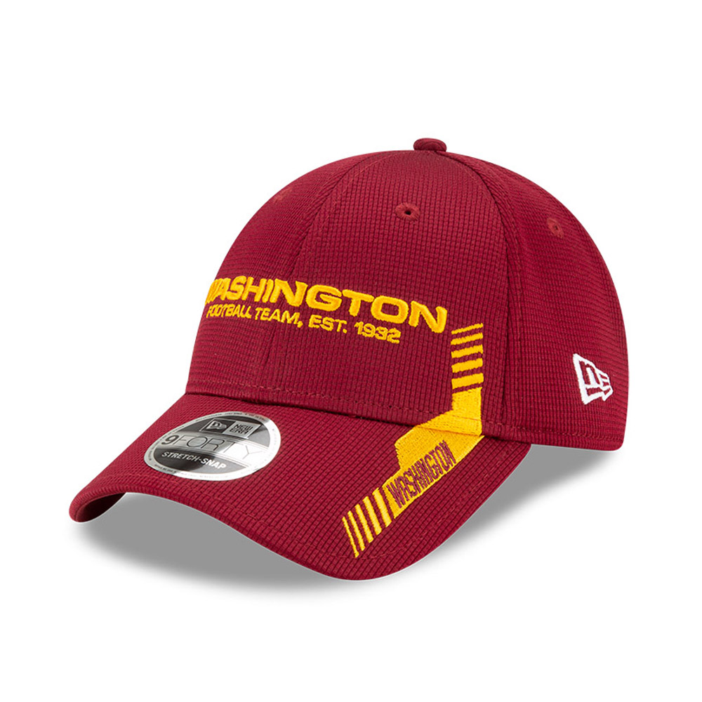 Washington Football Team NFL Sideline Home Red 9FORTY Stretch Snap Cap