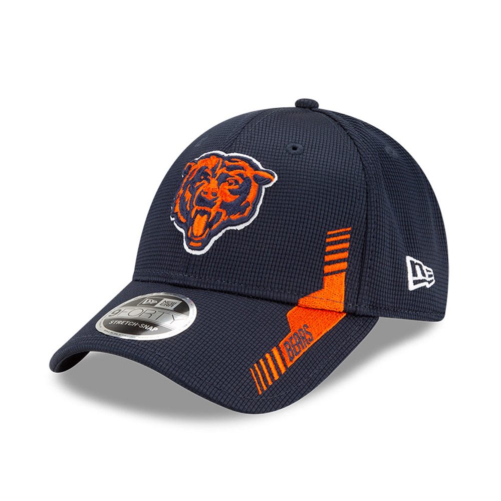 Chicago Bears NFL Sideline Home Navy 9FORTY Stretch Snap Cap
