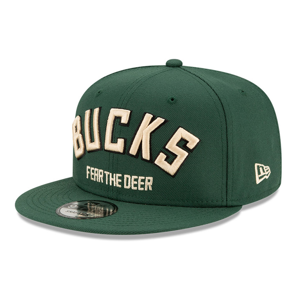 Milwaukee Bucks Earned Edition Green 9FIFTY Cap
