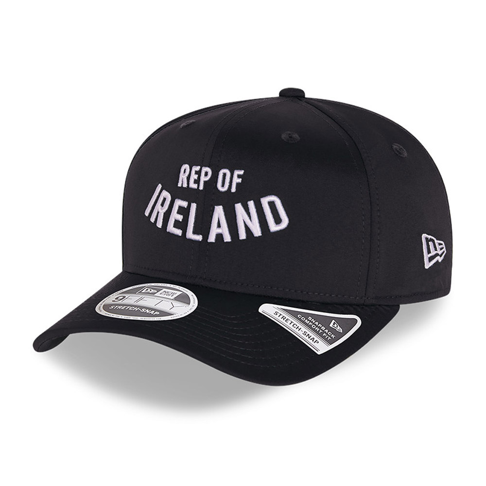 FA Irlanda Wordmark Nero 9FIFTY Stretch Snap Cap