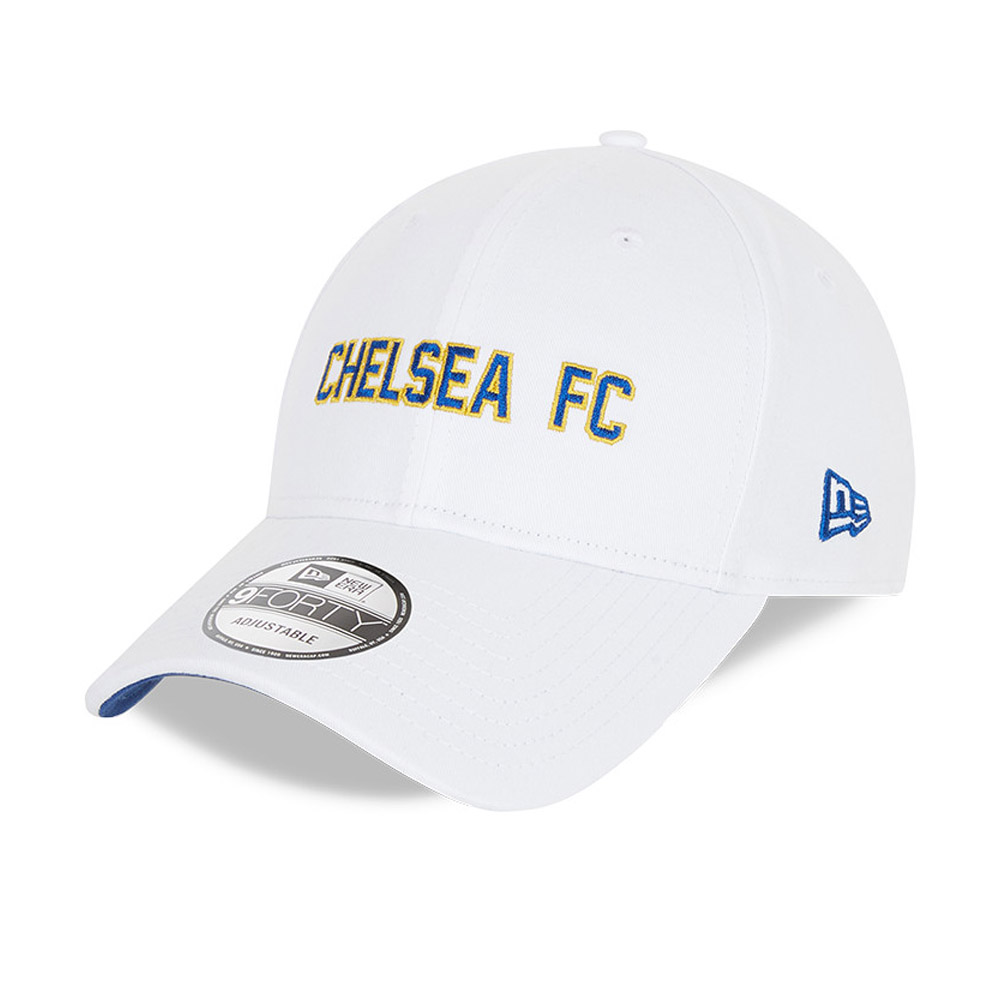 Chelsea FC Cotton Wordmark White 9FORTY Cap
