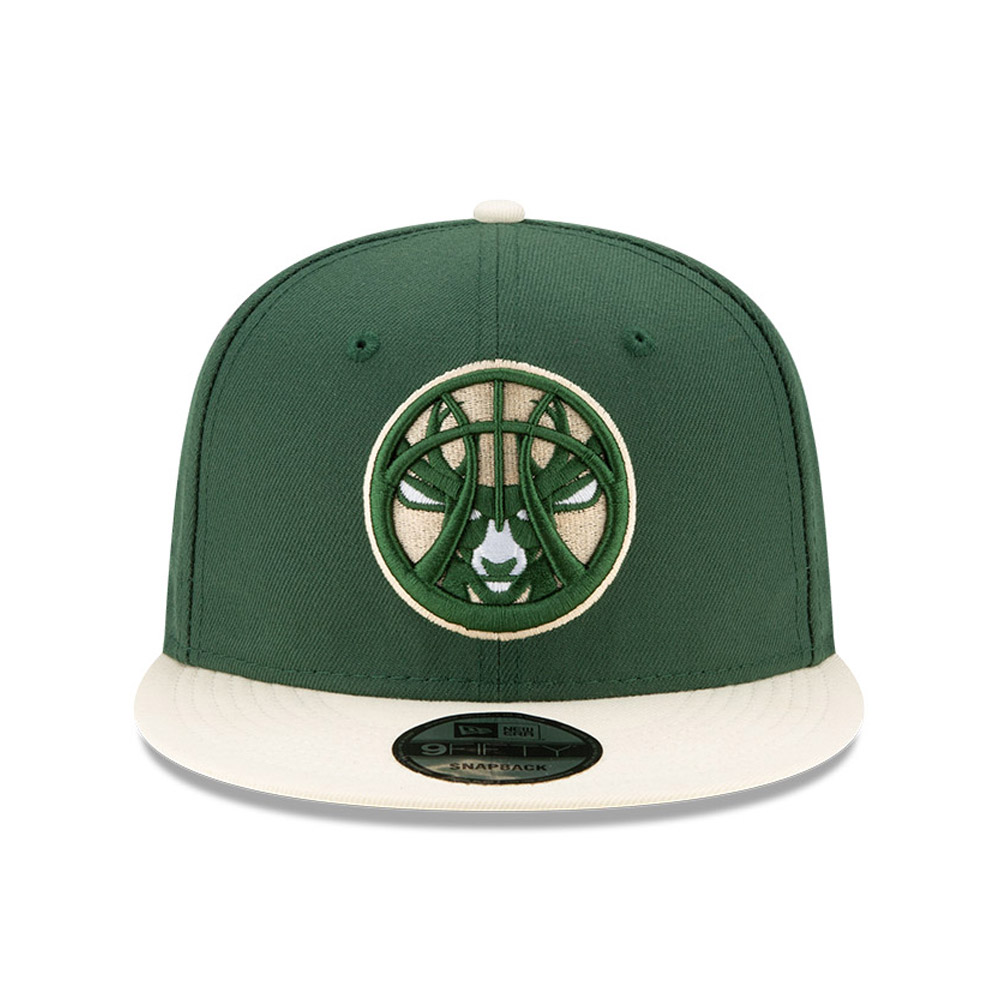 Milwaukee Bucks NBA Draft Green 9FIFTY Cap