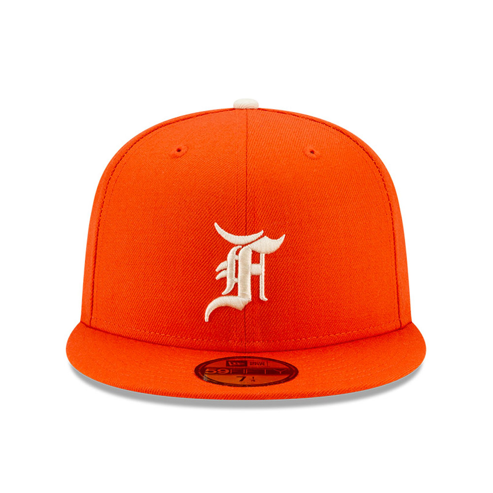 Fear of God ESSENTIALS x Detroit Tigers Orange 59FIFTY Cap