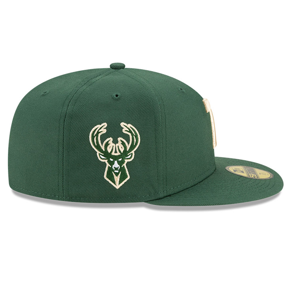 Milwaukee Bucks x Compound 7 Green 59FIFTY Cap
