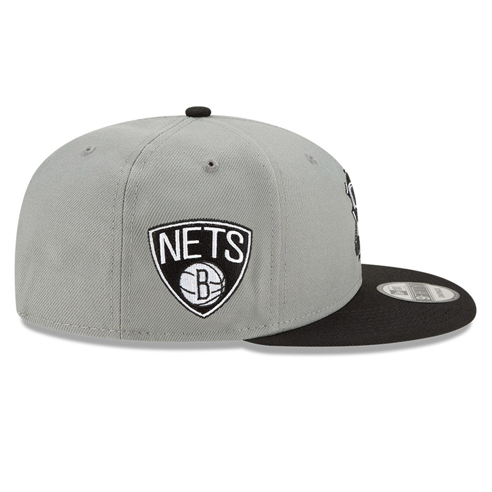 Official New Era Brooklyn Nets x Compound Grey Gas Mask 59FIFTY Fitted ...
