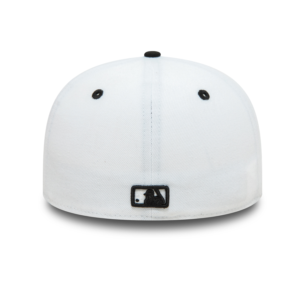 LA Dodgers Monochrome White 59FIFTY Cap