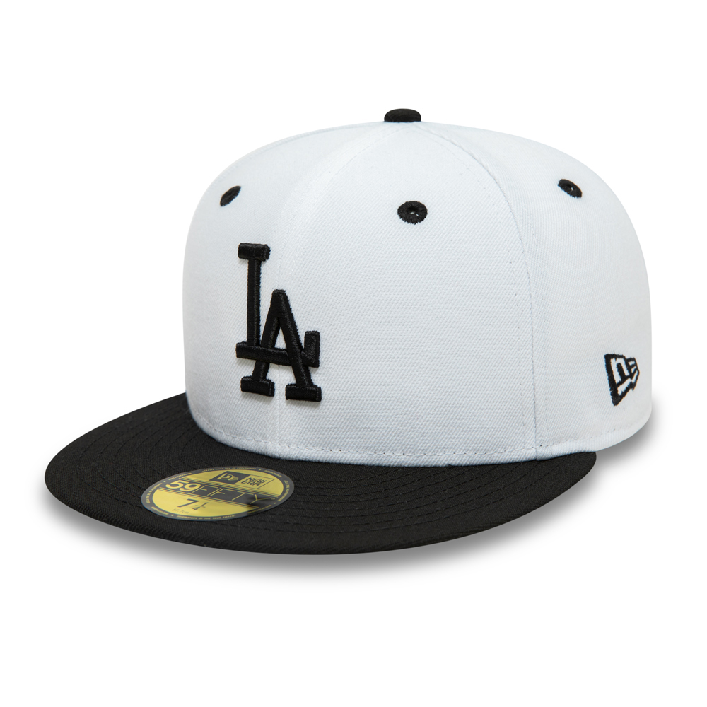 LA Dodgers Monochrome White 59FIFTY Cap