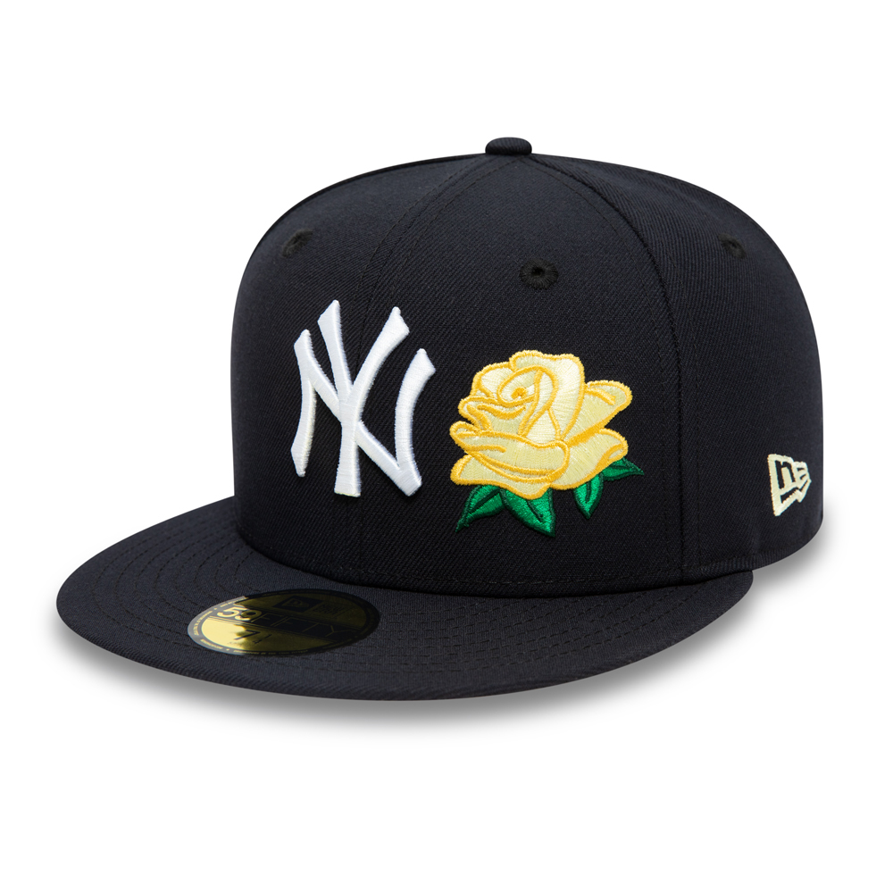 New York Yankees MLB Rose Navy 59FIFTY Cap