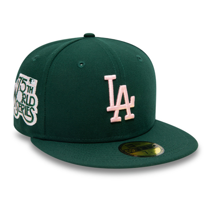 Gorra oficial New Era LA Dodgers MLB World Series Verde 59FIFTY Fitted