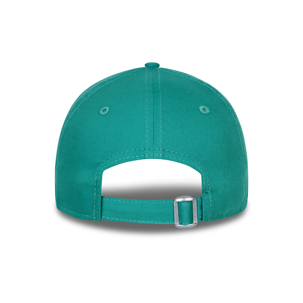 New York Yankees Logo Infill Womens Turquoise 9FORTY Cap