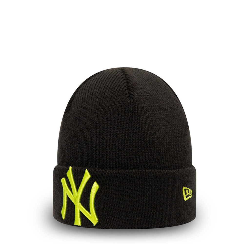 New York Yankees Pop Infant Black Cuff Beanie Hat