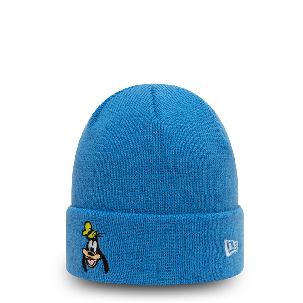 Goofy Character Kids Blue Cuff Beanie Hat