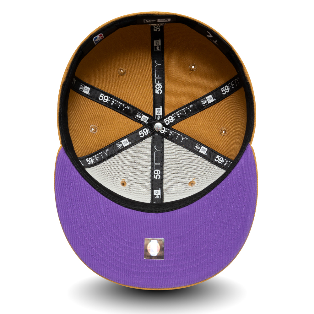 Brooklyn Nets NBA Sweet and Savoury Tan 59FIFTY Casquette