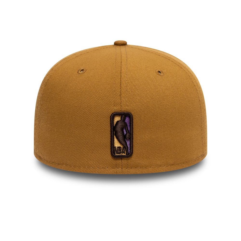LA Lakers NBA Sweet and Savoury Tan 59FIFTY Fitted Cap