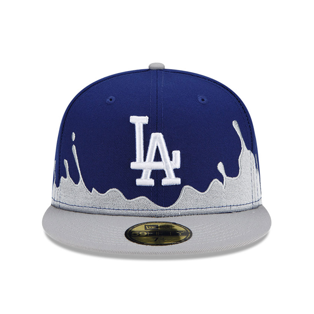 LA Dodgers MLB Drip Front Blue 59FIFTY Cap