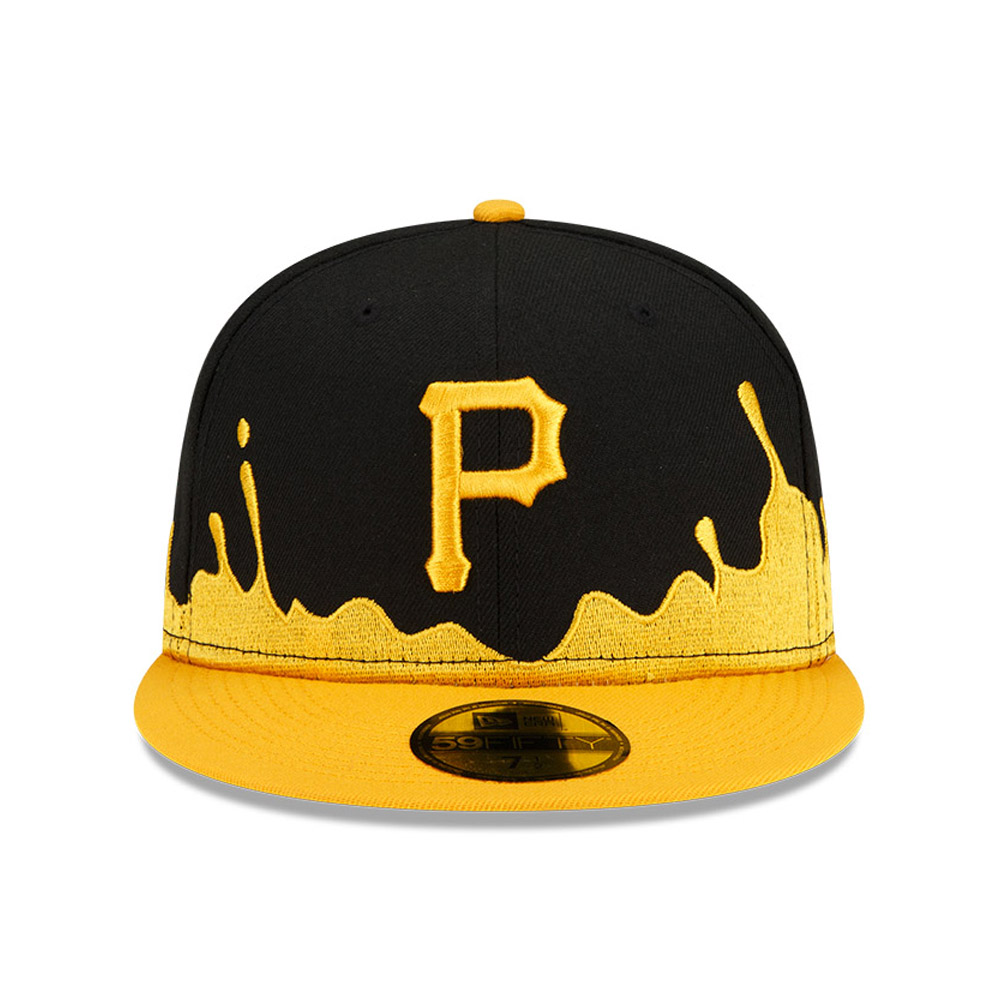 Pittsburgh Pirates MLB Drip Front Black 59FIFTY Cap