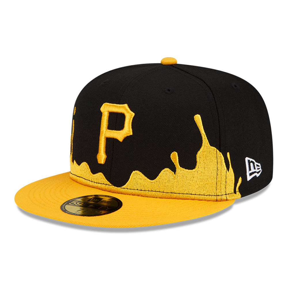 Pittsburgh Pirates MLB Drip Front Black 59FIFTY Cap