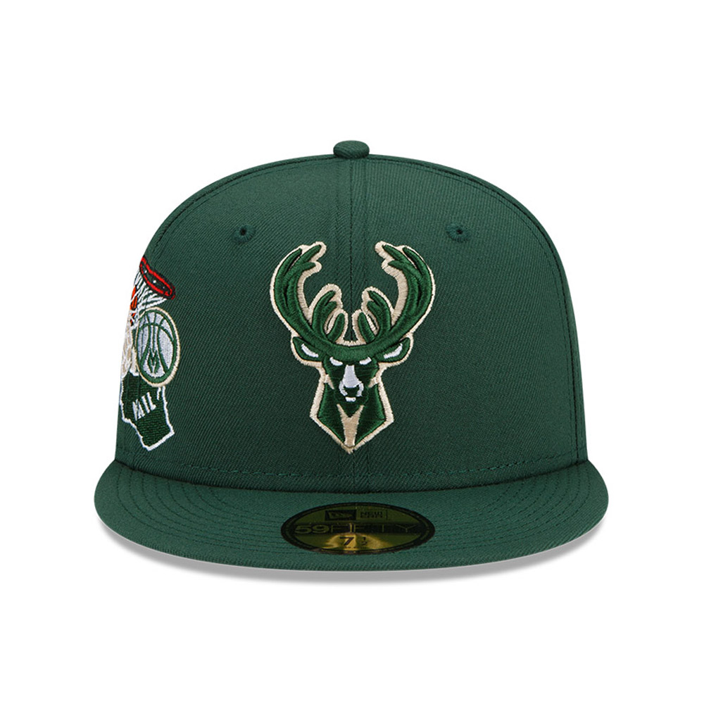 Milwaukee Bucks NBA Fan Out Green 59FIFTY Cap