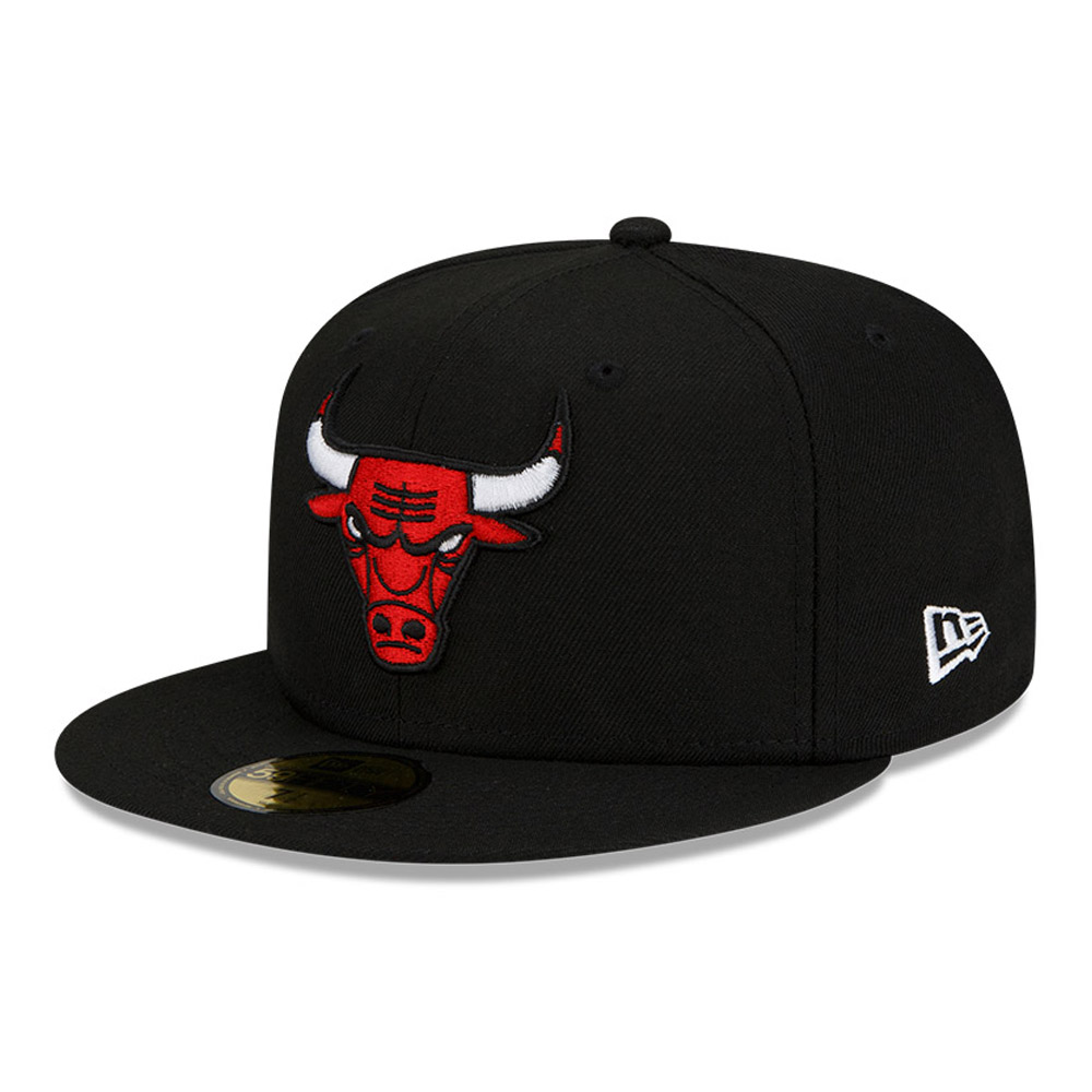 Chicago Bulls NBA Fan Out Black 59FIFTY Cap