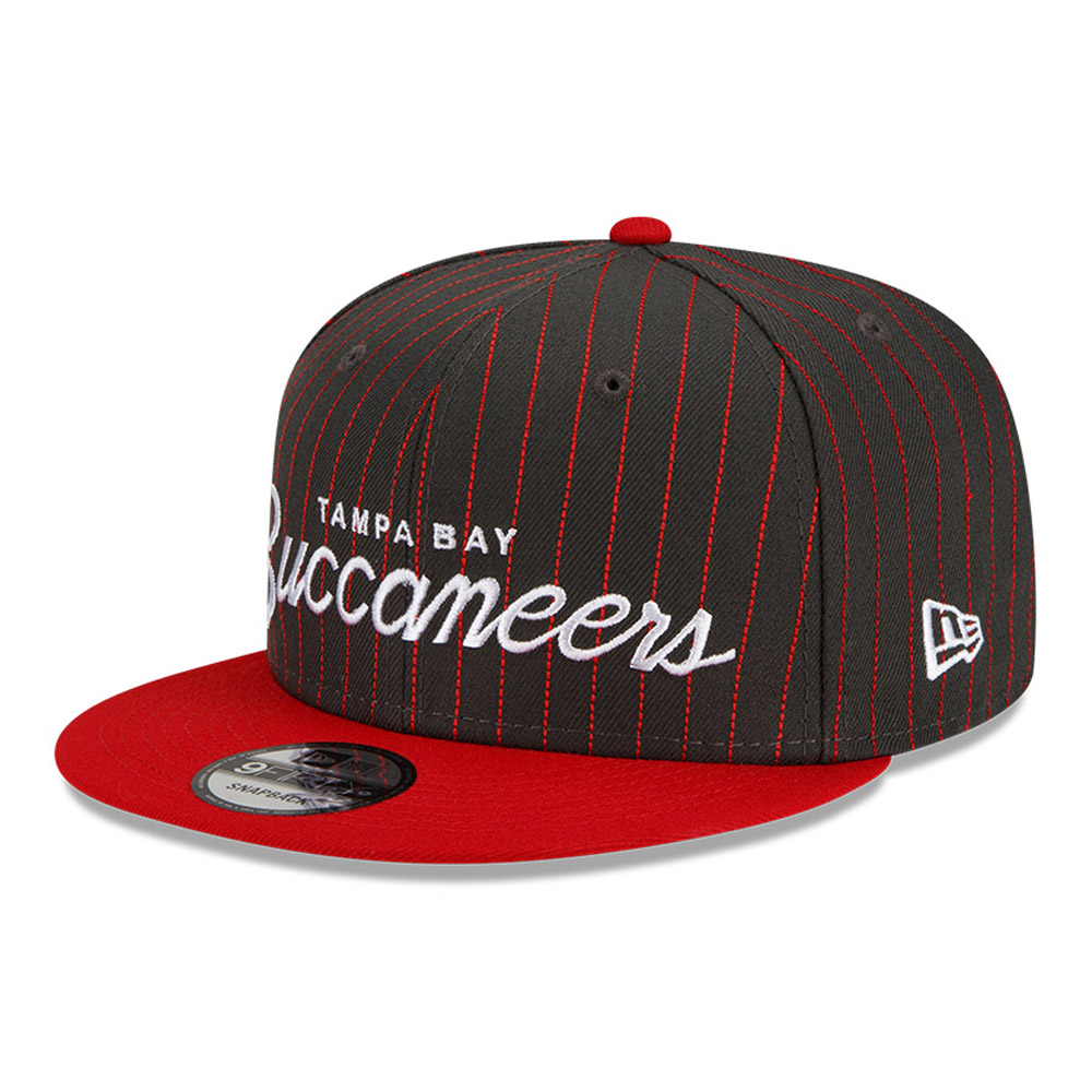 Tampa Bay Buccaneers NFL Pinstripe Red 9FIFTY Cap