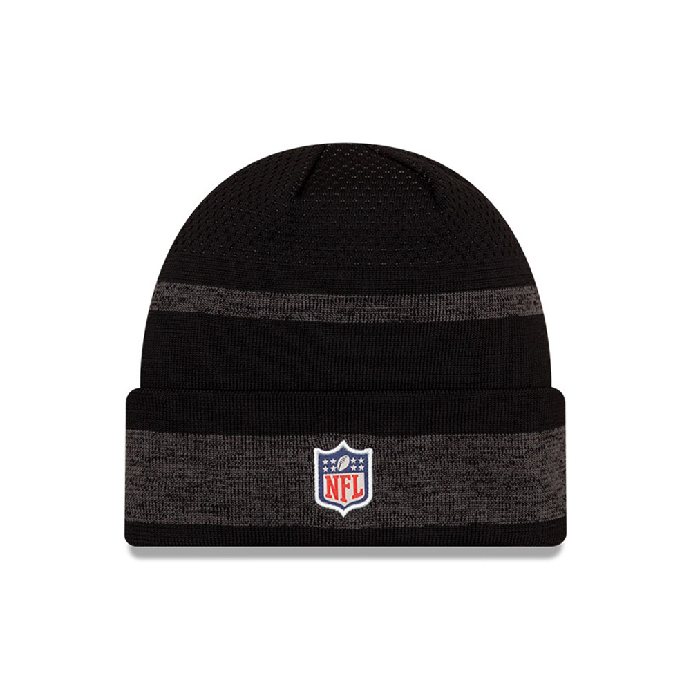 Tampa Bay Buccaneers NFL Sideline Tech Grey Cuff Beanie Hat