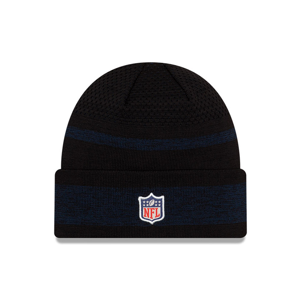 New England Patriots NFL Sideline Tech Blue Cuff Beanie Hat