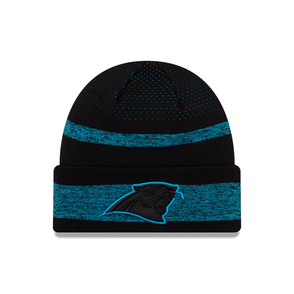 Carolina Panthers NFL Sideline Tech Cuff Blue Beanie Hat