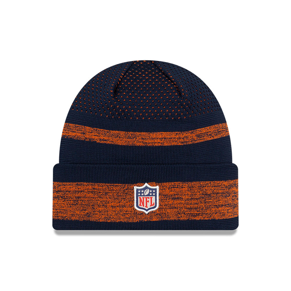 Broncos de Denver NFL Sideline Tech Blue Cuff Bonnet Chapeau