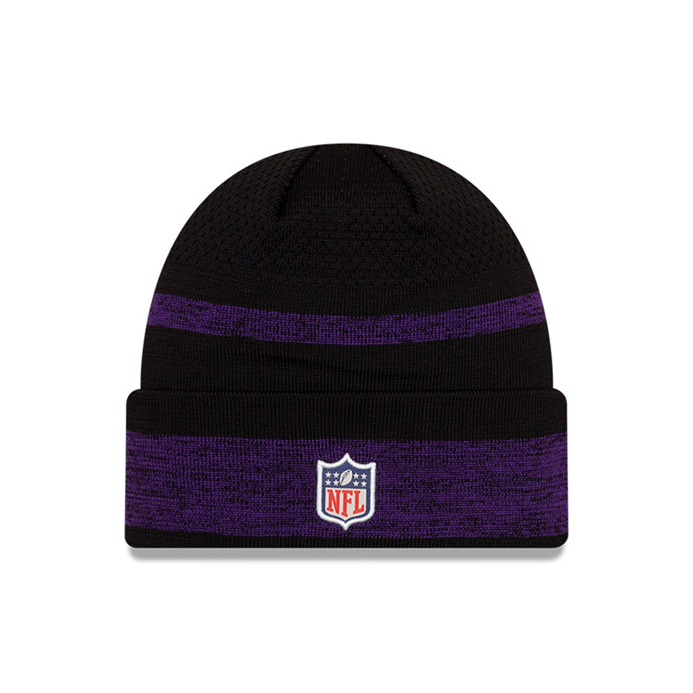 Minnesota Vikings NFL Sideline Tech Purple Cuff Beanie Hat
