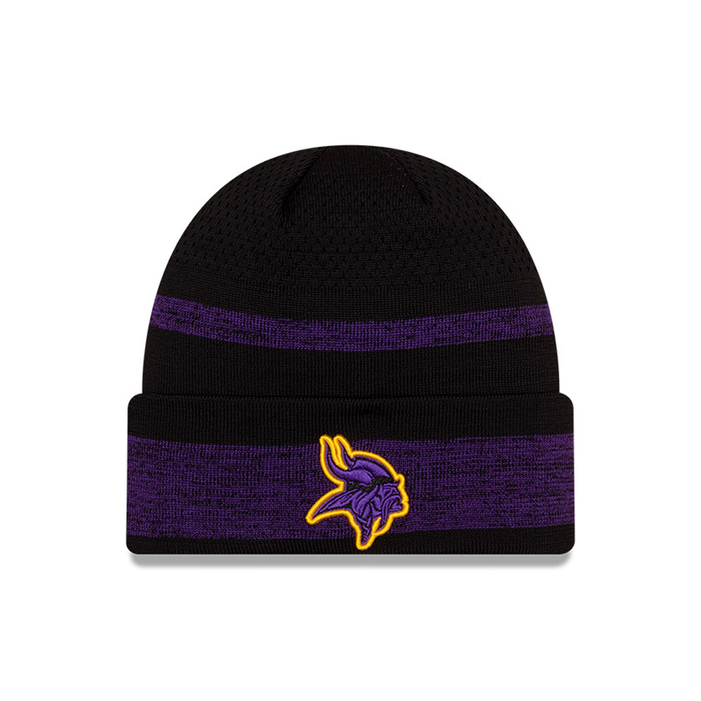 Minnesota Vikings NFL Sideline Tech Purple Cuff Beanie Hat