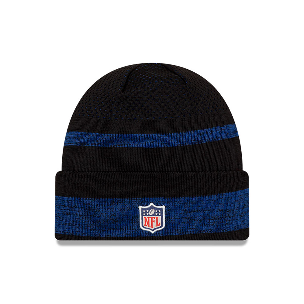 New York Giants NFL Sideline Tech Blue Cuff Beanie Hat