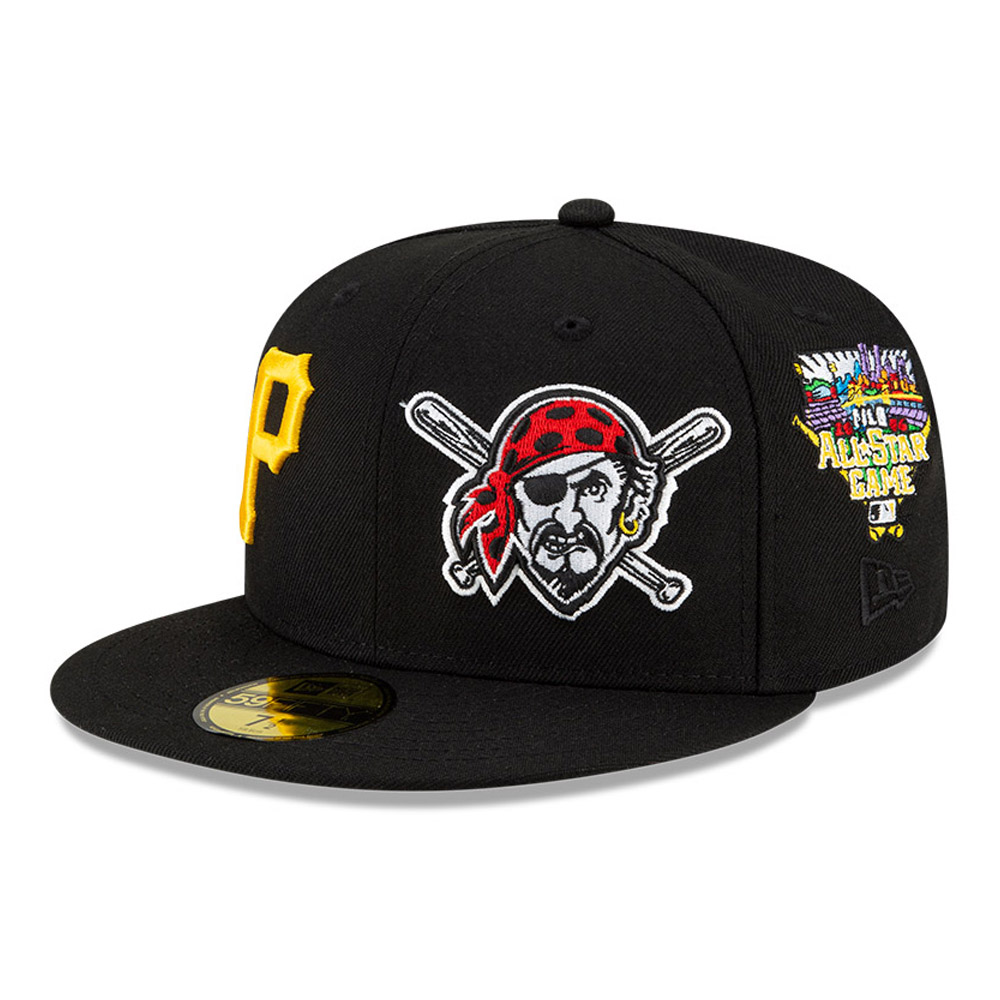 Pittsburgh Pirates MLB Team Pride Black 59FIFTY Cap