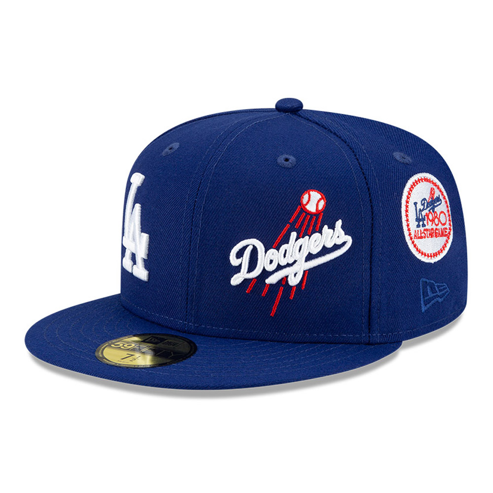 Official New Era LA Dodgers MLB Team Pride Blue 59FIFTY Fitted Cap ...