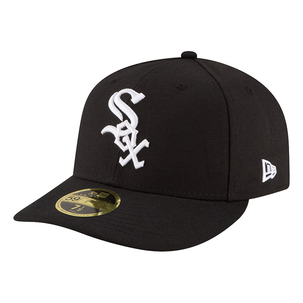 Chicago White Sox AC Perf Black 59FIFTY Low Profile Cap