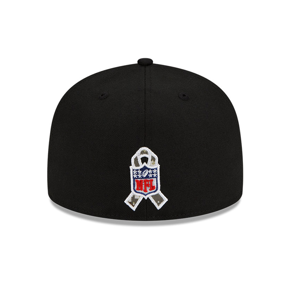 Kansas City Chiefs NFL Salute to Service Black 59FIFTY Cap