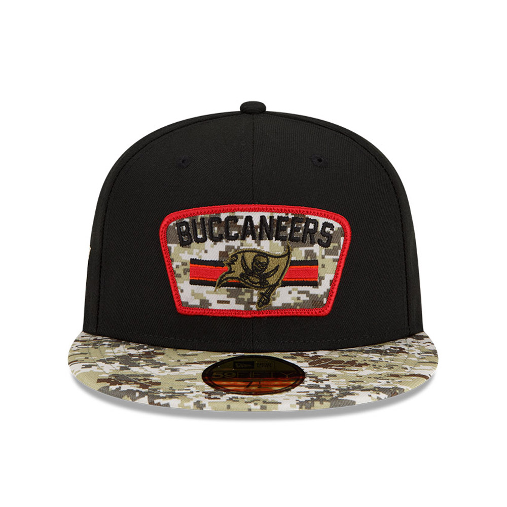 Tampa Bay Buccaneers NFL Salute to Service Black 59FIFTY Cap