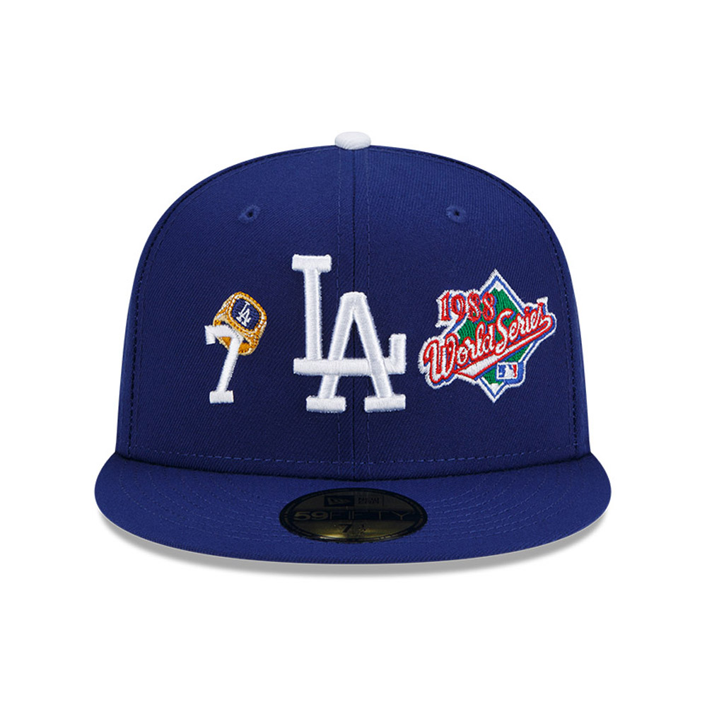 LA Dodgers MLB Count The Ring Blue 59FIFTY Cap
