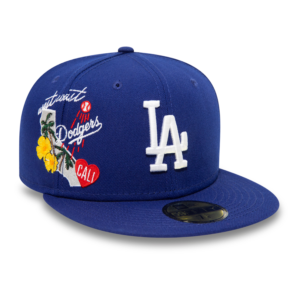LA Dodgers MLB City Cluster Blue 59FIFTY Cap