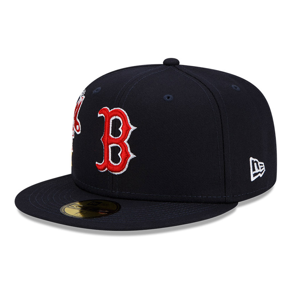 Boston Red Sox MLB City Cluster Navy 59FIFTY Fitted Cap