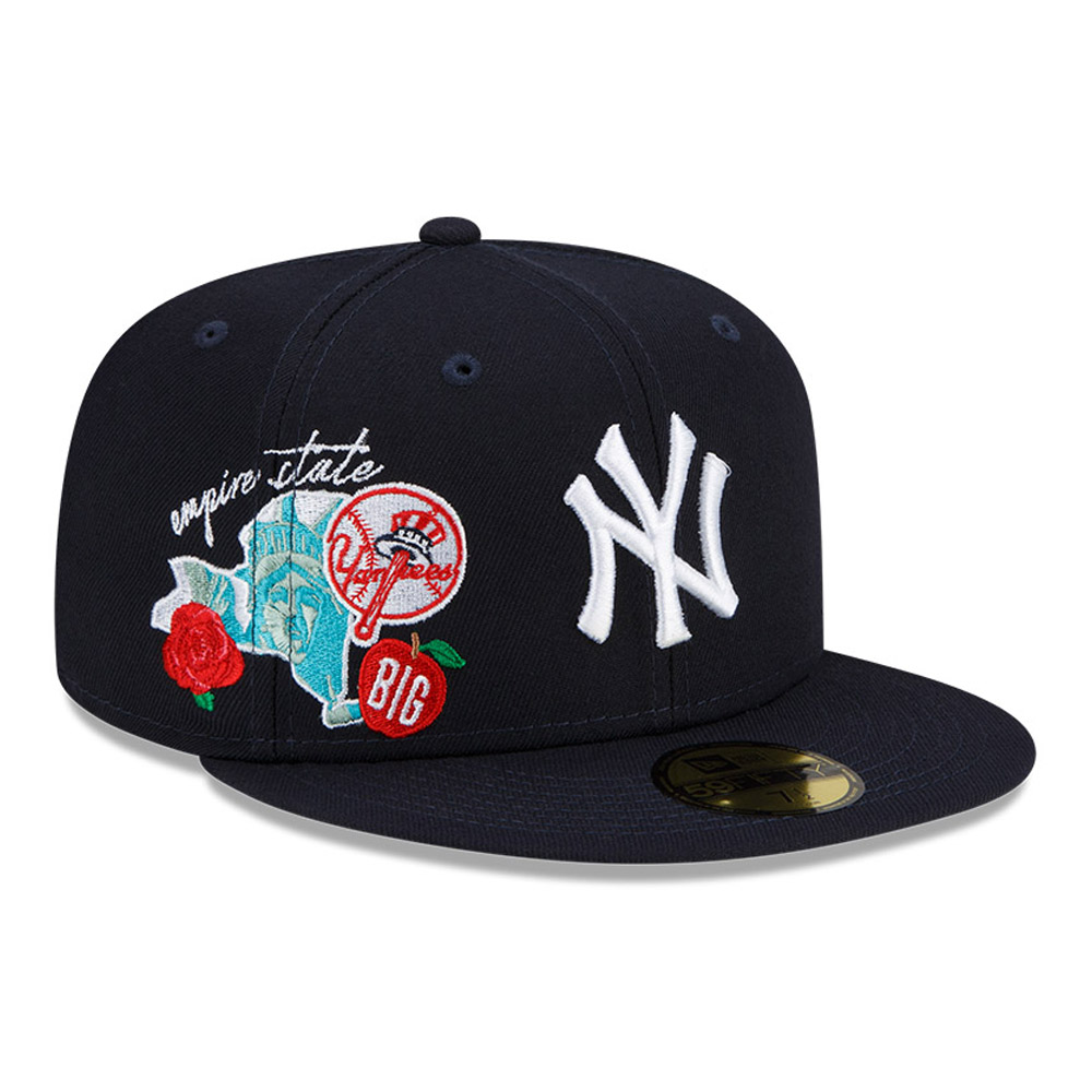 New York Yankees MLB City Cluster Navy 59FIFTY Cap