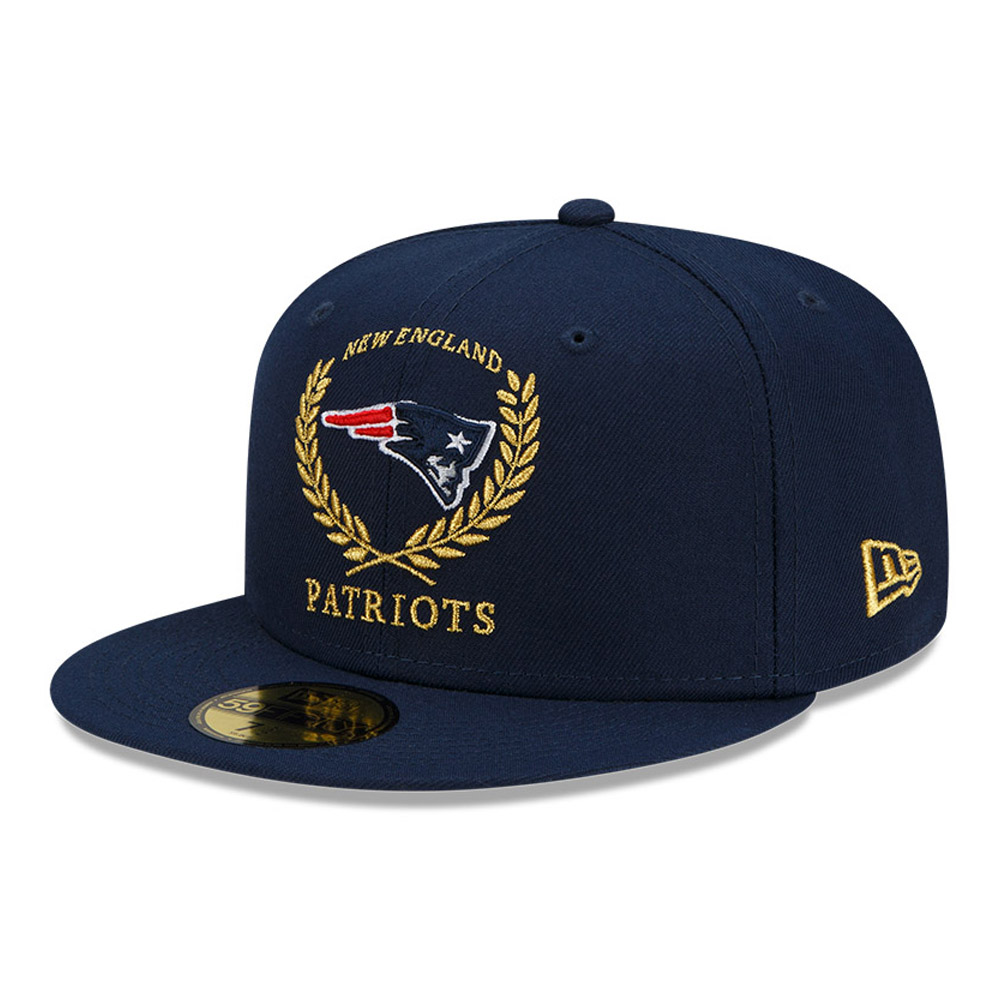 New England Patriots NFL Gold Classic Blue 59FIFTY Cap