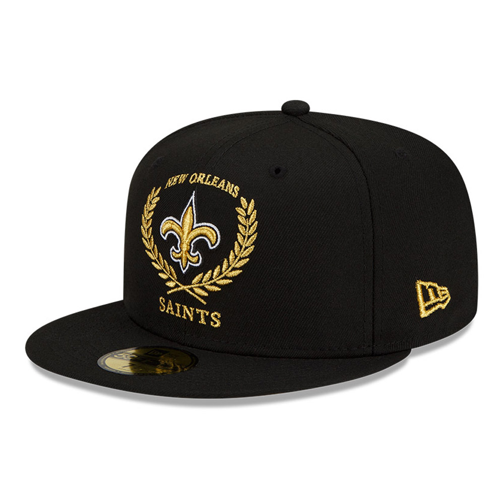 New Orleans Saints NFL Gold Classic Black 59FIFTY Cap