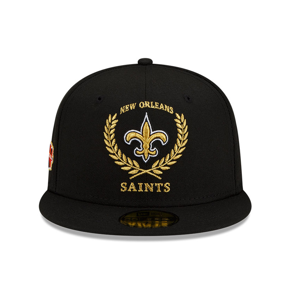 New Orleans Saints NFL Gold Classic Black 59FIFTY Cap